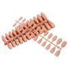 240pcs Nail Tip Glossy Solid Color Long Fake Nails Full Cover False Nail Artificial Nails for Home DIY