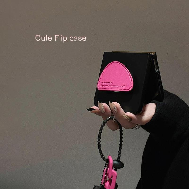 

Для Xiaomi Mix Flip Чехол Охлаждающий Черный Розово-красный Чехол-подставка для Samsung Z Flip 6 5 4/Oppo Find N2 N3 Flip/Huawei flip Cover For Moto Razr50 Ultra