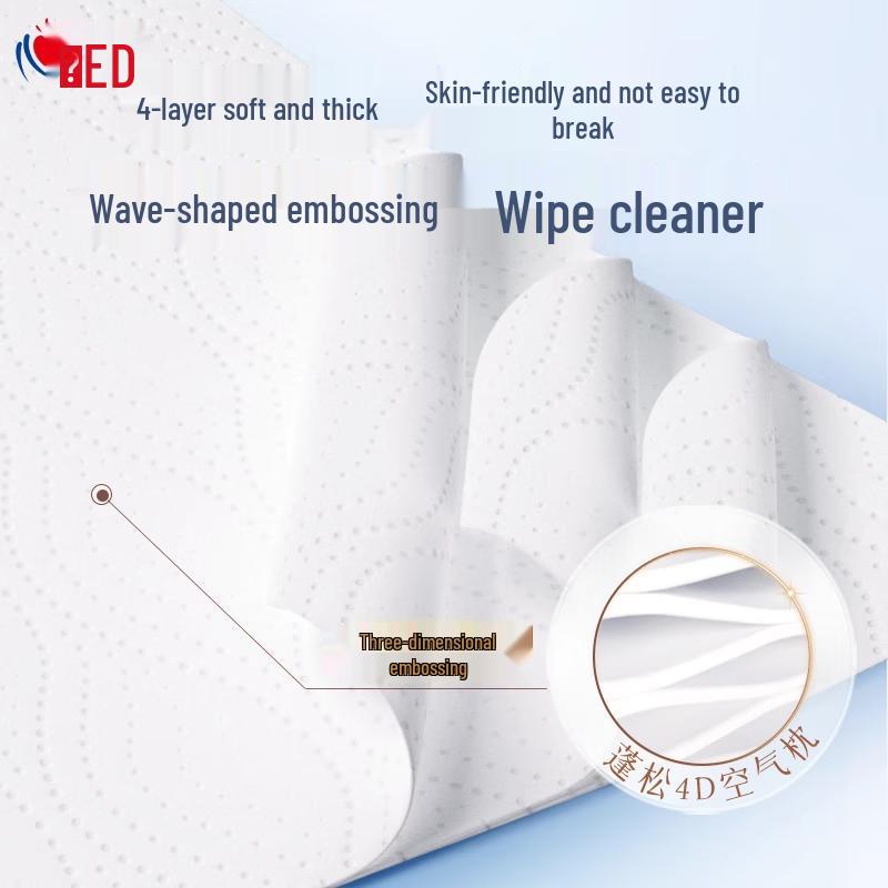 Fast-Dissolving 4-Ply Soft Pack Toilet Tissue