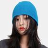 Unisex Vintage Sailor Biker Beanie Cap Brimless Knit Streetwear Bonnet Navy Casual Short Melon Knitted Hat for Men And Women