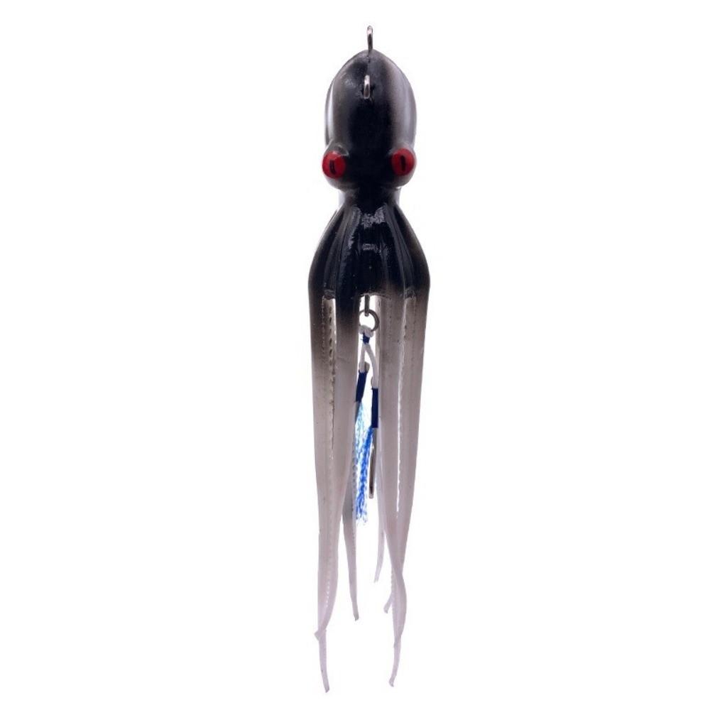 TPE-Material Weicher Jig Köder 200g Gewicht Oktopus Tintenfisch Jig UV Leuchtender Jig Köder Slow Pitch Jigging