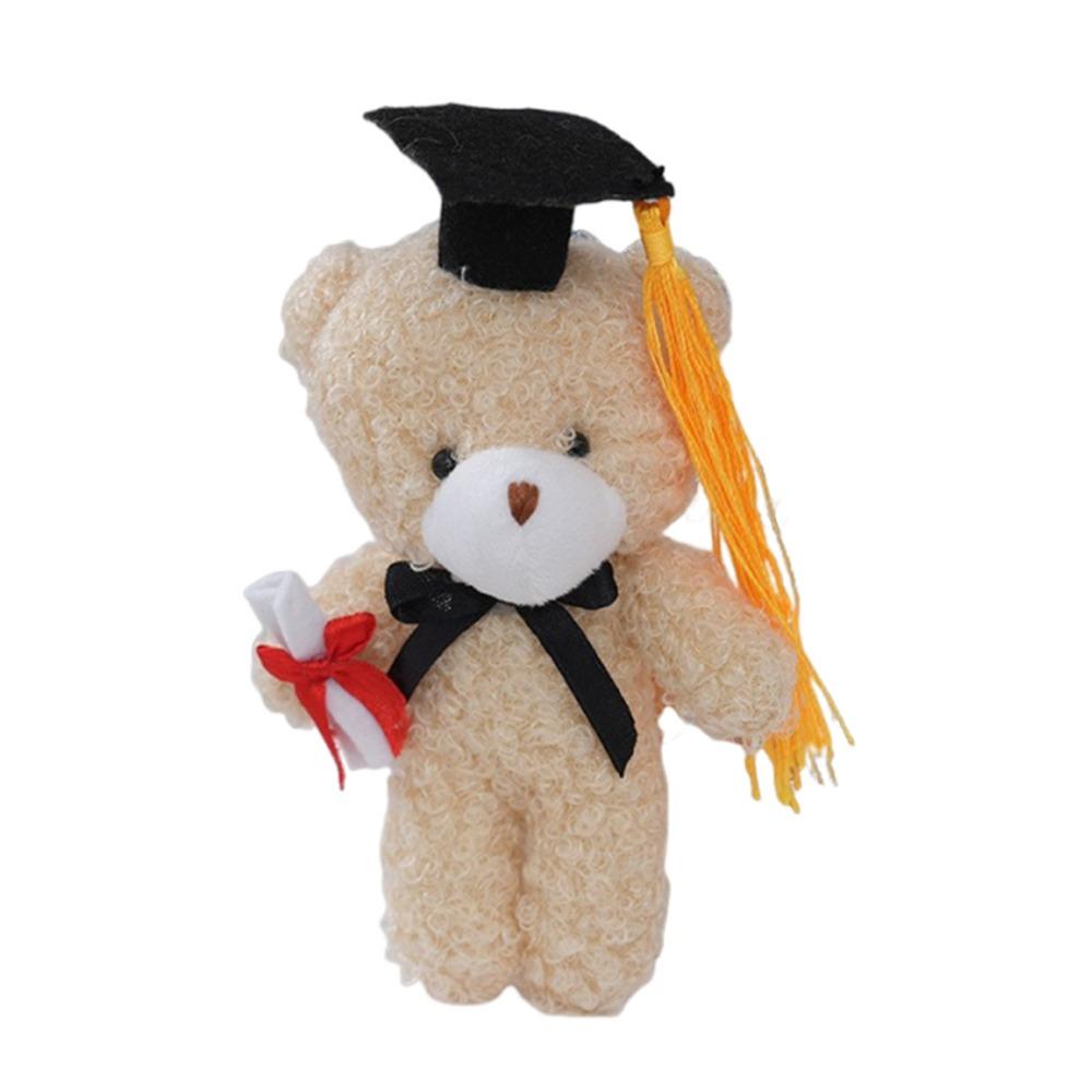14cm Cute Stuffed Animal Doll Cartoon Graduation Bear Doll Doctor Bear Plush Toy Graduation