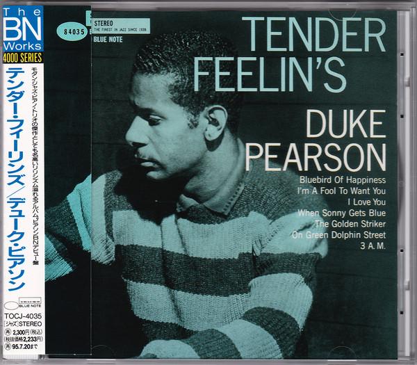 

CD DUKE PEARSON - Tender Feelin s TOCJ4035 BLUE NOTE 1993 Япония Джаз Б/у