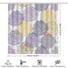 Luxurious Floral Shower Curtain Vivid Rose Design For Bathroom Decorations In Pastel Colors Suitable For Home Kitchen And Bedroo