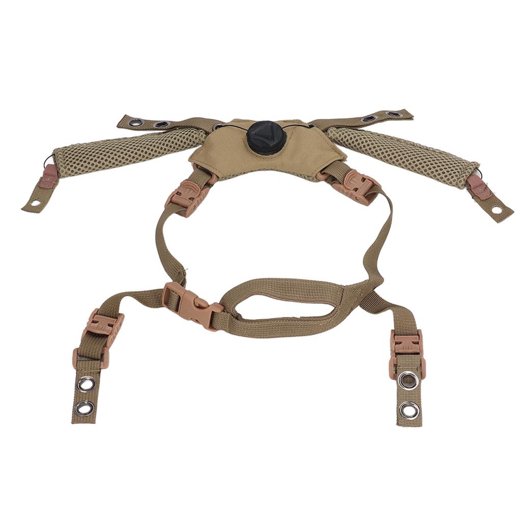 Sistema di sospensione a rotella regolabile Sottogola Accessori per casco per Fast per MICH per Wendy Casco Colore fango