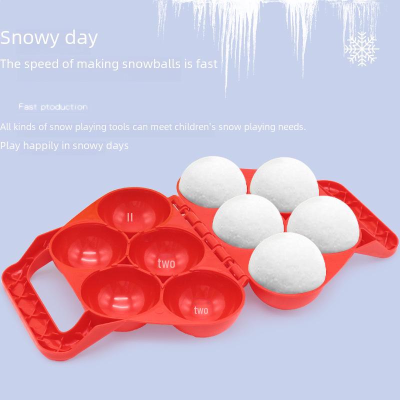 Clip de luptă cu bulgări de zăpadă de iarnă pentru copii - jucărie în aer liber pentru lupte cu bulgări de zăpadă