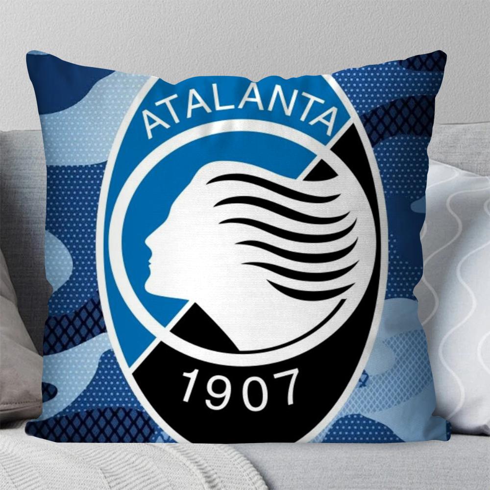 A-Atalanta B-Bergamasca Calcio Pillow Case Square Pillow Bedroom Sofa Leisure Comfort Cushion Living Room Home Decoration 40X40