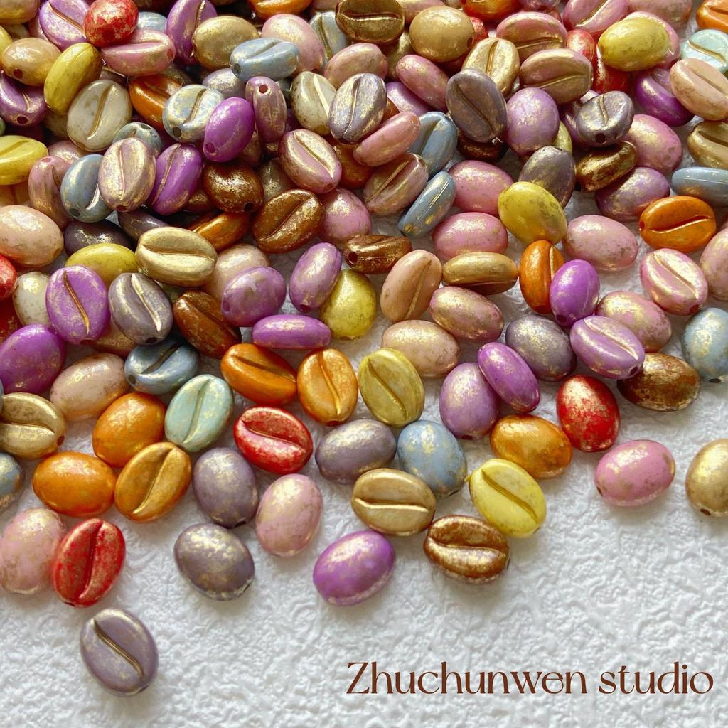 Acrylic Coffee Bean Beads for DIY Jewelry: Bracelets, Necklaces, Earrings