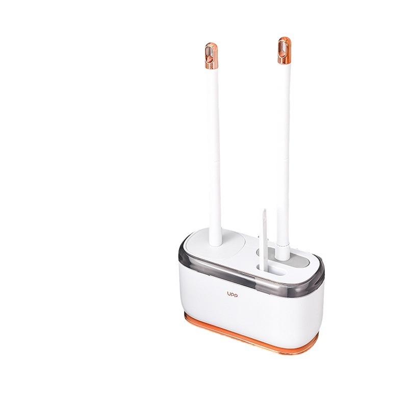 2025 New Toilet Brush Wall-mounted Toilet Brush Set Household No Dead Ends Bathroom Cleaning Artifact Three-in-one