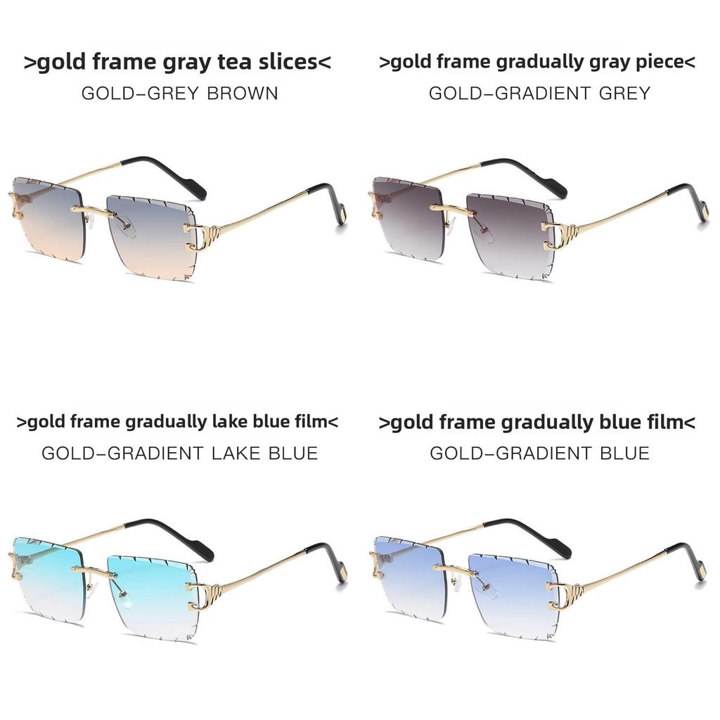 Minimalist Gold Frame Square Sunglasses With Gray Lenses For Fashion And Outdoor Activities