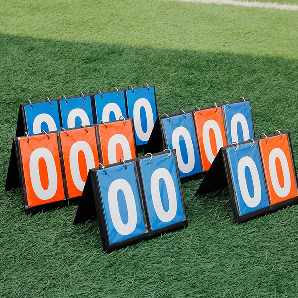 Tabletop Scoreboard Flippers Sports Competition Score Board MultiSport Score Flip Scoreboard Score Keepers Easily Use