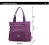 Women's Casual Lightweight Nylon Shoulder Bag – Trendy, Versatile, and Large Capacity Travel Handbag