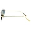 Dior Metall Gold Rahmen Kunststoff Linse Cat Eye Sonnenbrille Damen Sonnenbrille Blau ULTIME2-LKSA9-56