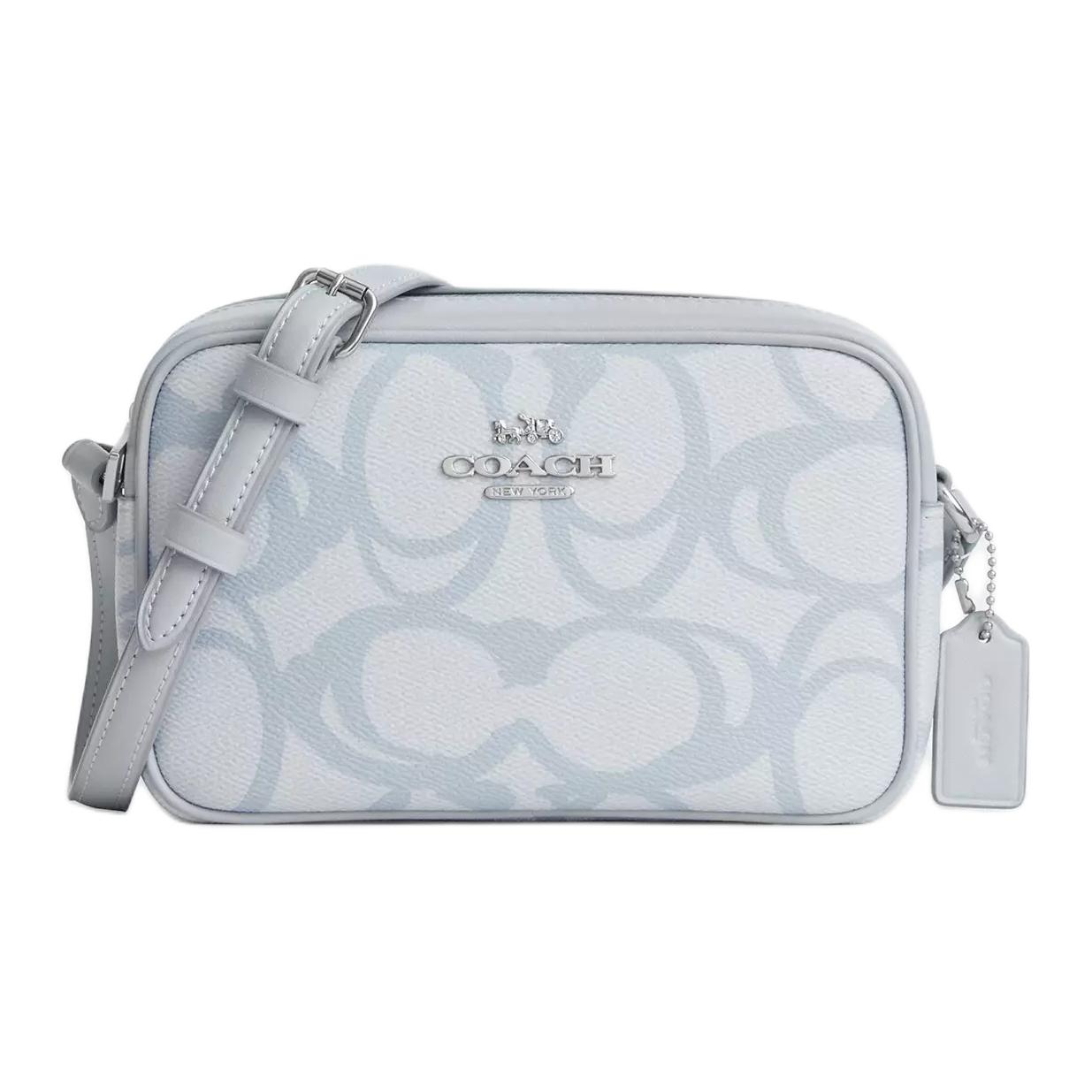 

Coach Jamie 19 Sketch Signature Coated Canvas Shoulder Bag Small Women shoulder bag Ice-Blue CBL94-SVNB9 Basic Set (Bag+Dust Bag)