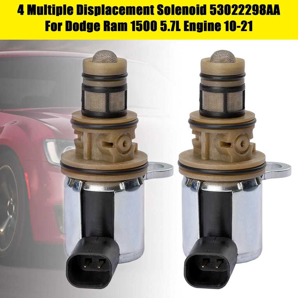 4 Multiple Displacement Solenoid 53022298AA For Dodge Ram 1500 Engine 10-21