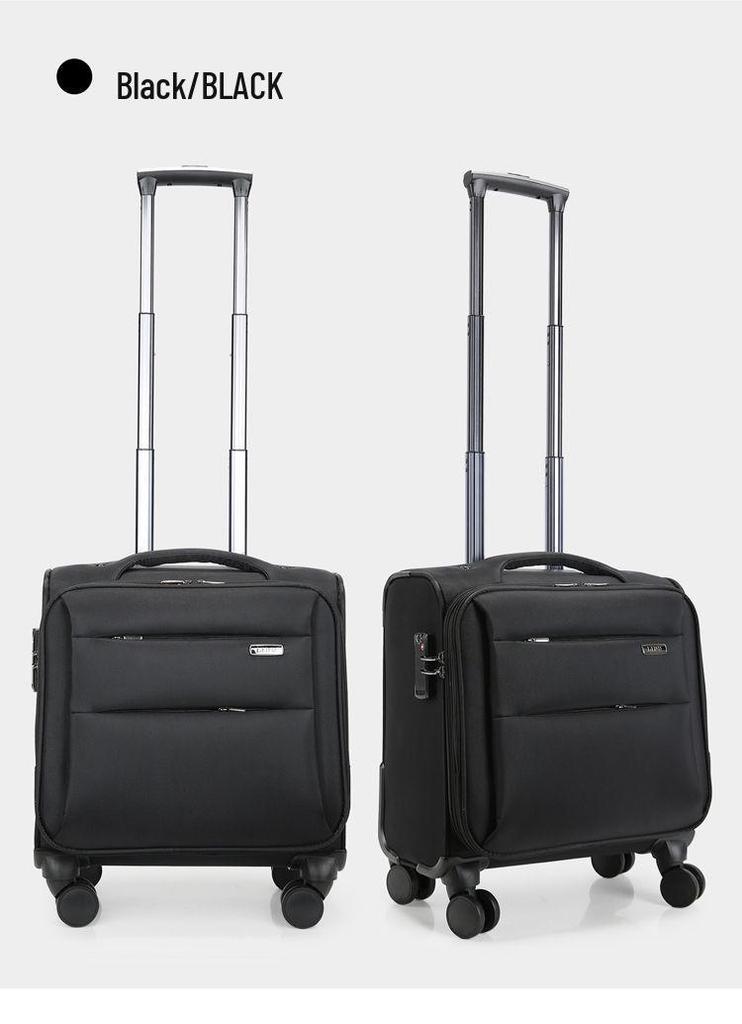 18" Carry-On Suitcase with Universal Wheels, Business Password Case, Lightweight 16", 14", 20" Travel Suitcase, Compatible with Spring Airlines