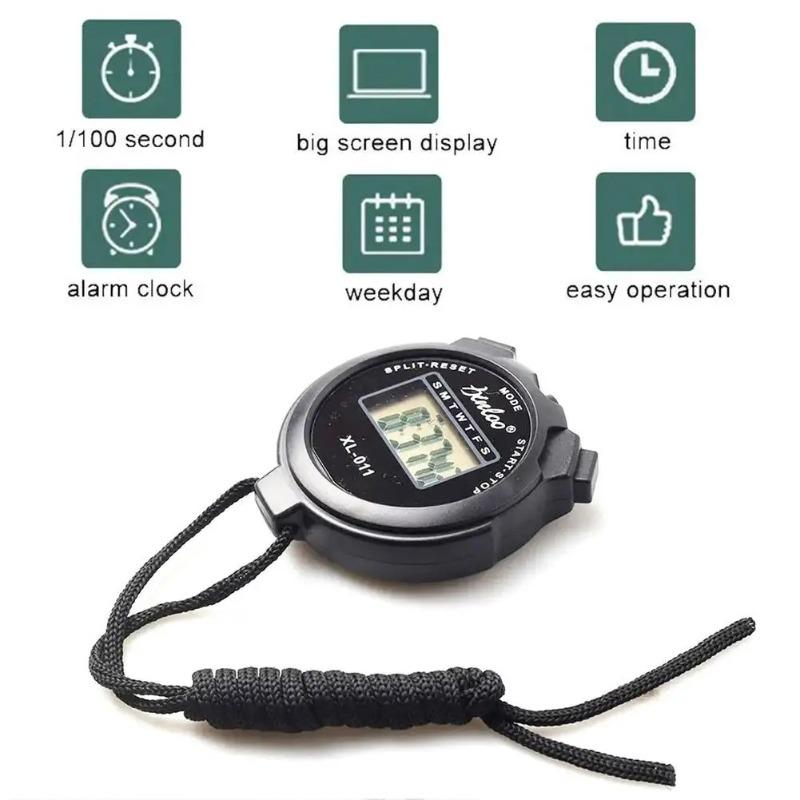 Multifunctional Stopwatch Counter Handheld Sport Stopwatch Digitale Display Fitness Timer Teller Draagbare Stopwatch Timing