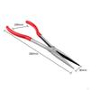 Crucible Tongs Long Nose Pliers Foundry for Melting Casting Bronze Refining Jewelry Making Crafts
