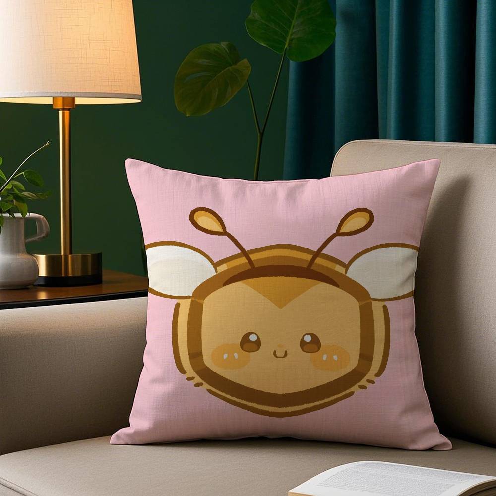 Game Cute N-Nikki Pillow Case Short Plush Print Cushion Cover Square Throw Pillow Covers Sofa Home Decor
