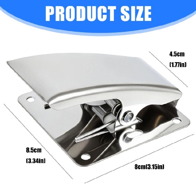 Multifunction Fish Fillet Clamps Tail Clip Washing Cleaning Board Tools Anti Slip Stainless Mount Fillet Clamps with Screw