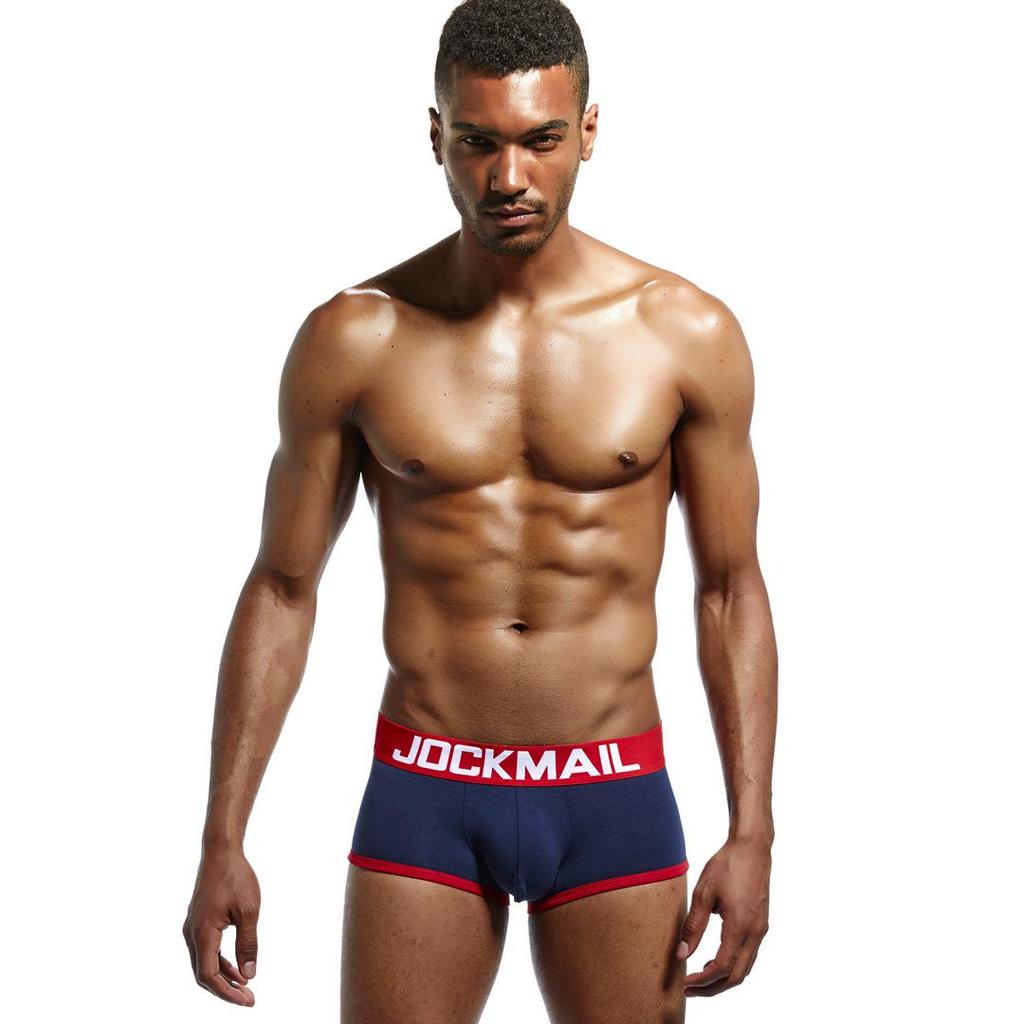 JOCKMAIL Herren Baumwolle Po-Enthüllende Boxer Briefs - Sexy & Erotische Unterwäsche