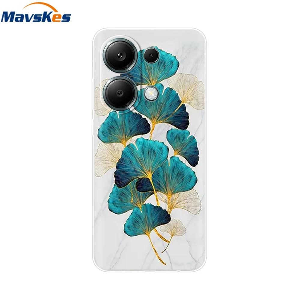 For Xiaomi Redmi Note 13 4G Case Note13 Cover Soft Clear Silicone TPU Back Case Funda For Redmi Note 13 Pro 4G Phone Cases Coque