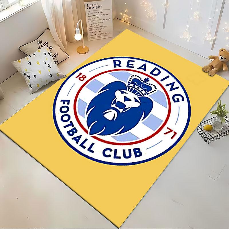 Reading FC Logo Carpet Suitable As a Non-slip Mat for the Living Room or Bedroom Sofa