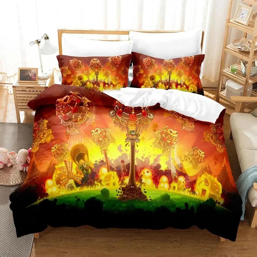 New Kingdom Anime Bedding Set For Adults Boys Single Double Queen King Size Bed Cover Quilt Pillowcase