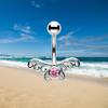 Belly Button Piercing Heart Ring Stainless Steel Copper Anti-Allergy Navel Jewelry for Summer Beach Swimming Accessories