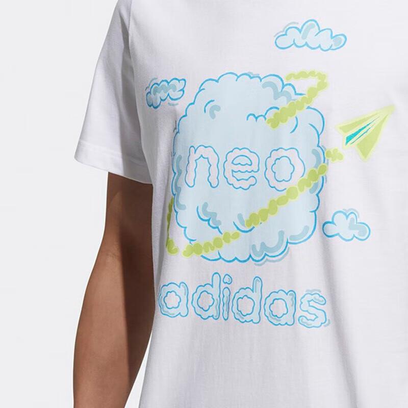 Men's T-Shirt Adidas Neo T Shirt Unisex White
