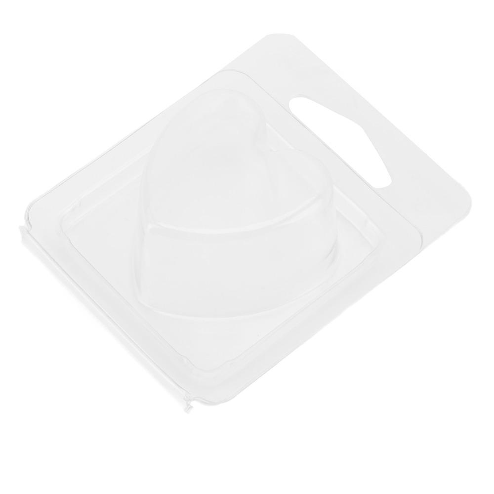 100Pcs PET Wax Melt Clamshell Tools Transparent Plastic Melt Trays For Valentine Day