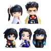 Demon Slayer Figure Q Version Sitting ToyTomioka Giyuu/Tokitou Muichirou/Mitsuri/Tanjirou/Obanai/Nezuko pvc Model Doll Xmas Gift
