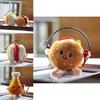 Adorable Plush Hamburger Hot Dog Chicken Leg French Fries Keychain For Backpacks Creative Gift