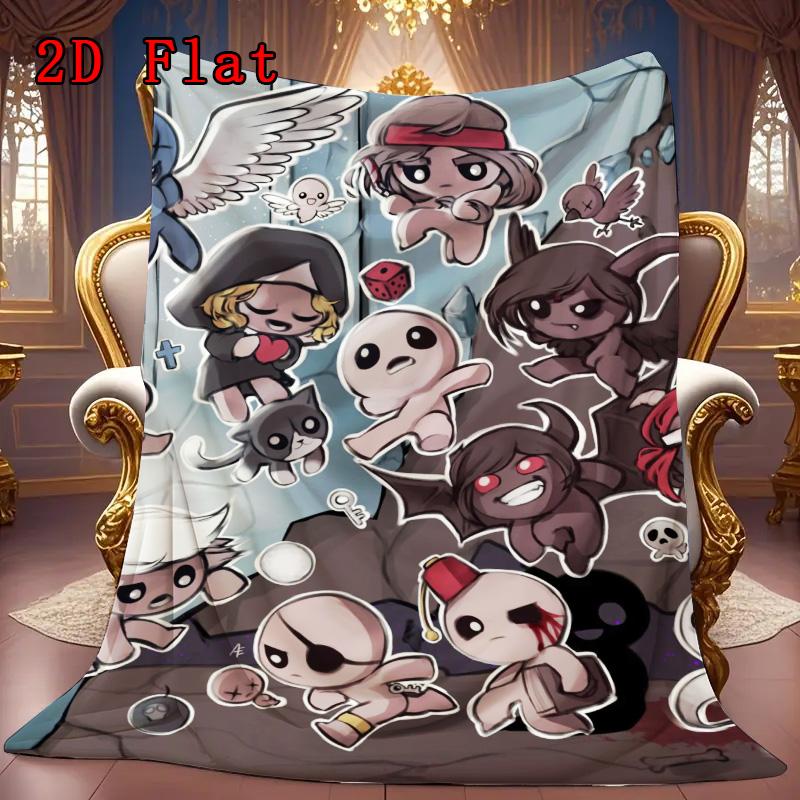 The Binding of Isaac 2D Flat Pattern Flannel Blanket High quality All Seasons Warmth and Comfort Perfect for Christmas Gifts.PMT0914028