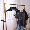 Loja de Roupas Cabide de Peça Única Cabide de Suspensório Rack para Terno Casaco Calças com Clipe Exibição Integrada Suporte para Pendurar Vestido Armário Armazenamento
