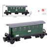 Idee Esperte Creative Città Natale Retro Carrozza Turistica Carro Armato Treno MOC Espresso Ferroviario Mattoncini Blocchi da Costruzione Giocattoli