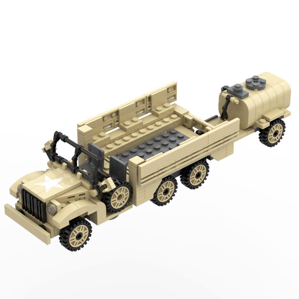Tan WW1 WW2 Army Building Block