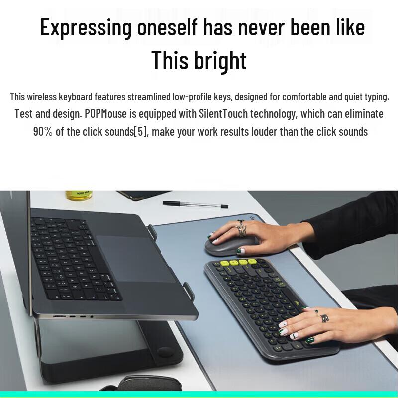Logitech G POP Keys Kabellose Bluetooth-Tastatur