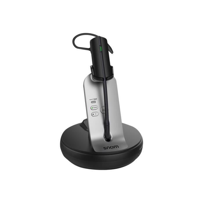Casque convertible DECT sans fil - snom - A170 - Noir - Casque avec micro - Connectivité sans fil