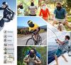 Balaclava Mask Neck Bandana with Ear Hangers Cooling Neck Gaiter Scarf for Man Women Summer Outdoor Sports