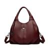 Designer Brand Top Quality Soft PU Faux Leather Casual Tote Bags for Women Handbag Luxury Female Shoulder Crossbody Bag
