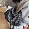 Plaid Large-capacity Bag Women's 2025 New Korean Version Niche Plaid Tote Bag Fashion Underarm Shoulder Messenger Bag