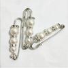 Creative Cheap Personalized Decorative Brooch Pearl Retro Diamond-encrusted Metal Beaded Silk Scarf Buckle Pearl Brooch