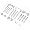 Front & Rear Metal 4 Link Suspension Shock Upgrade Kit For MN82 Series LC79 RC Crawler Truck