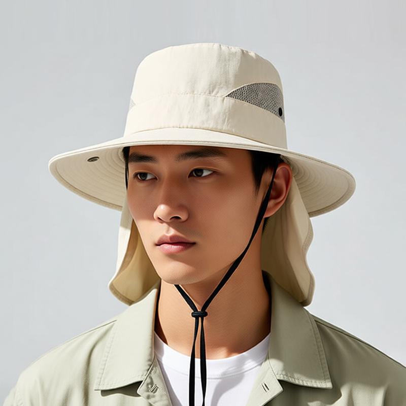 Outdoor Shawl Breathable Fisherman Hat Travel Camping Fishing Sun Hat