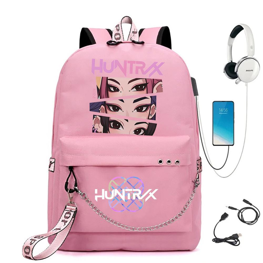 K-pop Printed Backpack for Teenager Girl Boy Bookbag Kid Gift Large Capacity Waterproof Travel Bag Rucksak