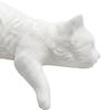 DYS Cute Cat Figurine Computer Monitor Decor, 3D Printed Screen TV Topper, Small Kitten Car Dashboard Ornament for Rearview Mirror, Office Desk