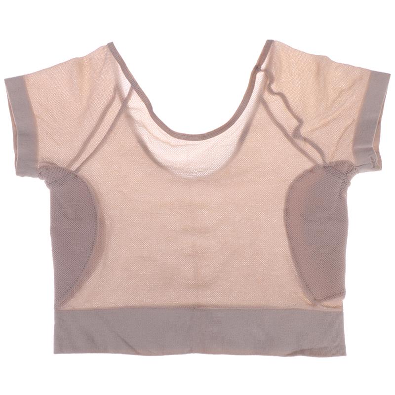 1X Underarm Sweat Pad Vest Top Armpit Excessive Perspiration Menopause Shield