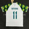 2627 Maglia da casa e da trasferta della nazionale brasiliana, Neymar N. Maglia da calcio edizione commemorativa con stampa di 10 corone