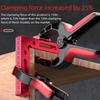Strong A Plastic Spring Clamp with Flexible Rubber Jaw & Ergonomic Grip Workpiece Security Clamps for Woodworking M4YD